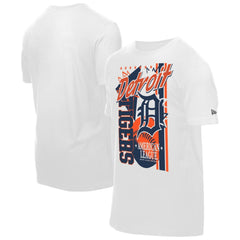 Detroit Tigers Big Graphic Domestic T-Shirt White | New Era