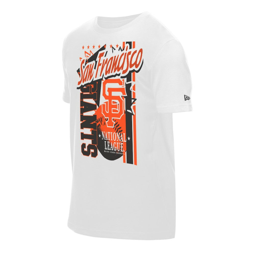 San Francisco Giants Big Graphic Domestic T-Shirt White | New Era