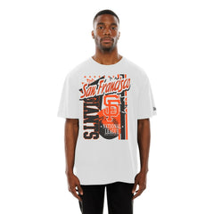 San Francisco Giants Big Graphic Domestic T-Shirt White | New Era