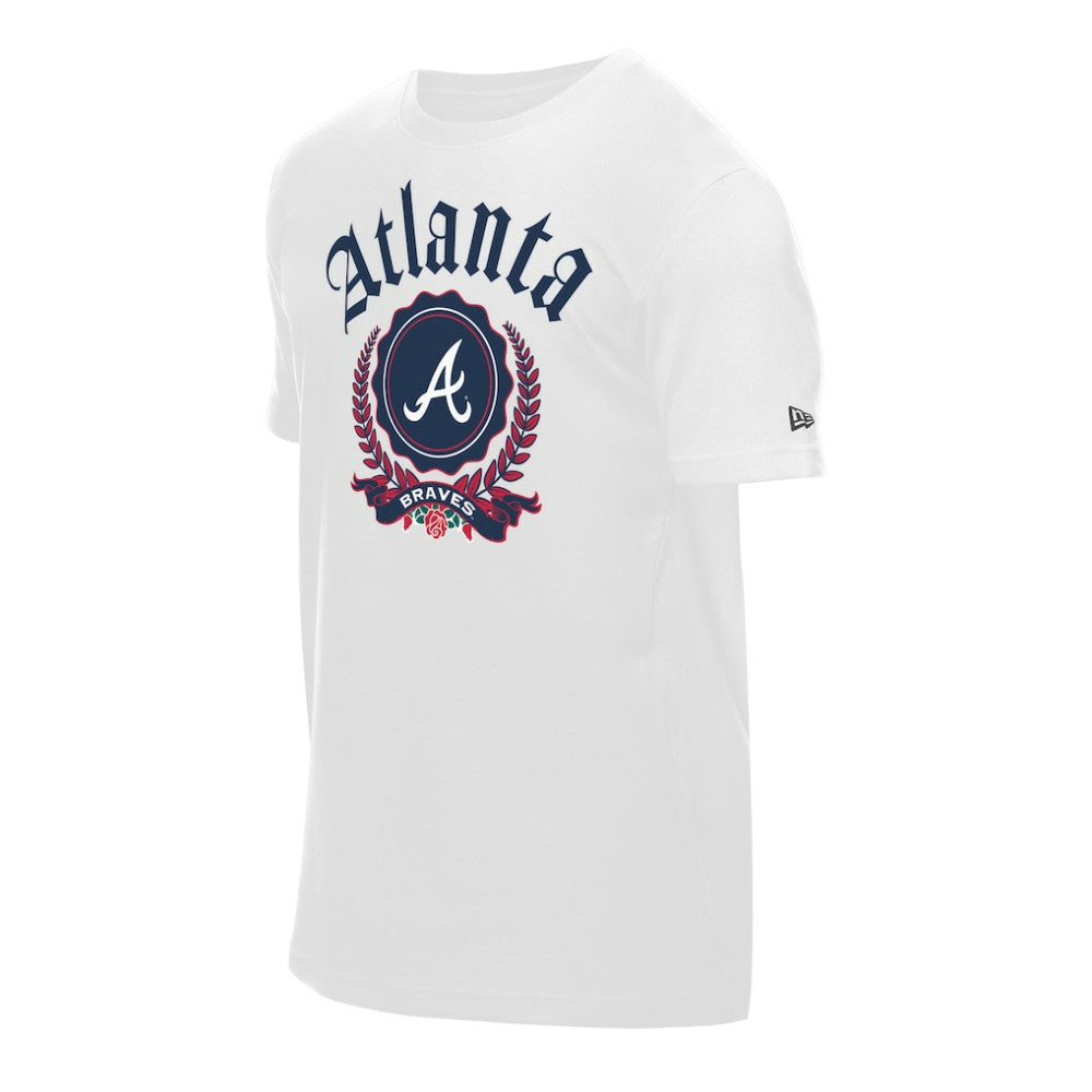 Atlanta Braves Fleur Domestic T-Shirt White | New Era
