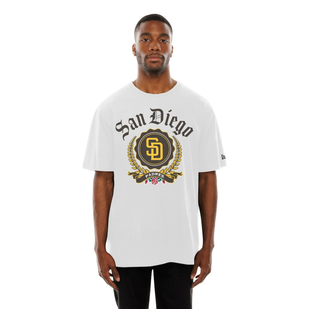 San Diego Padres Fleur Domestic T-Shirt White | New Era