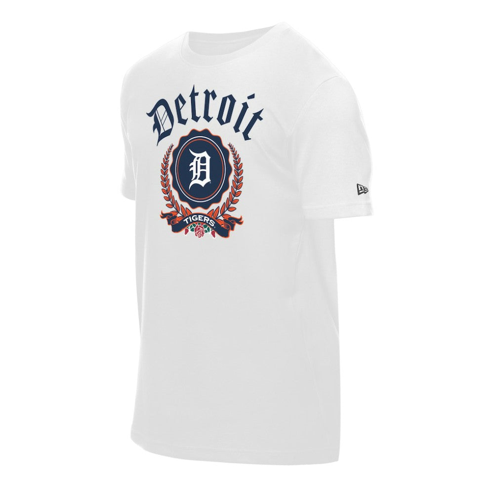 Detroit Tigers Fleur Domestic T-Shirt White | New Era