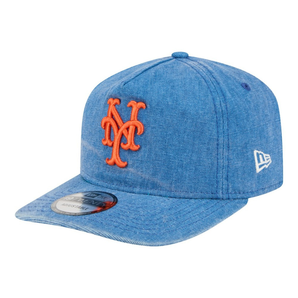 New York Mets Throwback Denim Classic 19TWENTY Adjustable Hat Royal | New Era