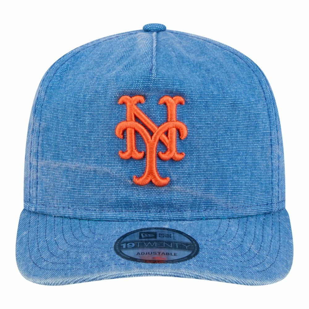 New York Mets Throwback Denim Classic 19TWENTY Adjustable Hat Royal | New Era