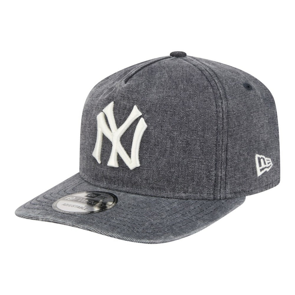 New York Yankees Throwback Denim Classic 19TWENTY Adjustable Hat Navy Heather | New Era