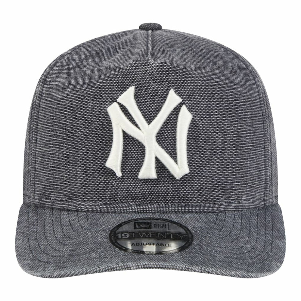 New York Yankees Throwback Denim Classic 19TWENTY Adjustable Hat Navy Heather | New Era