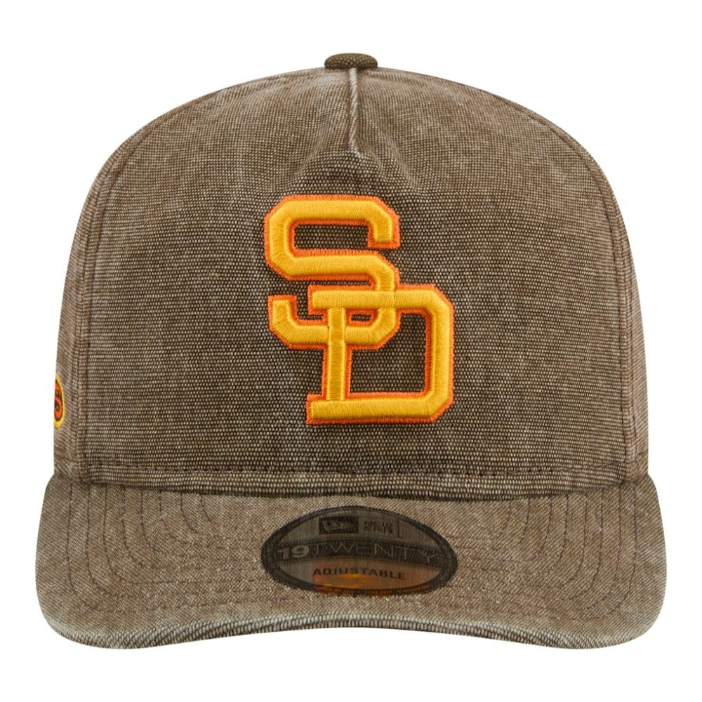 San Diego Padres Throwback Denim Classic 19TWENTY Adjustable Hat Brown | New Era
