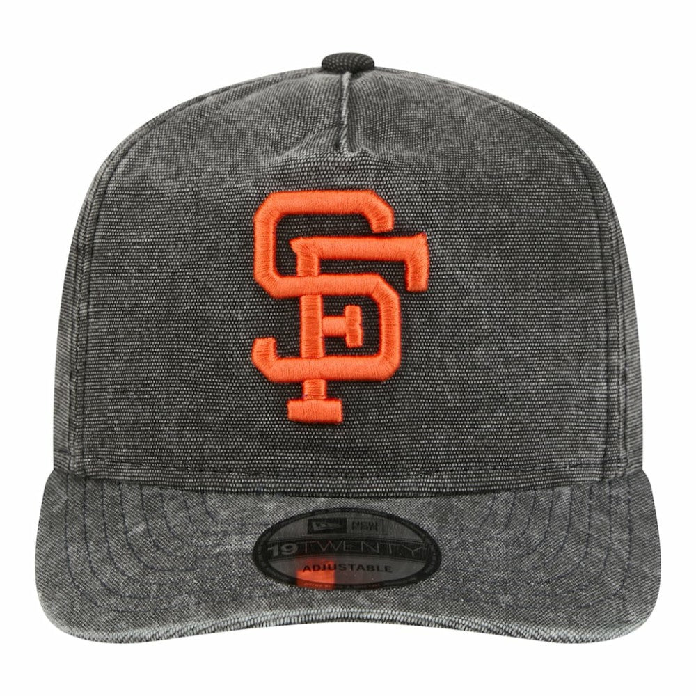 San Francisco Giants Throwback Denim Classic 19TWENTY Adjustable Hat Black | New Era