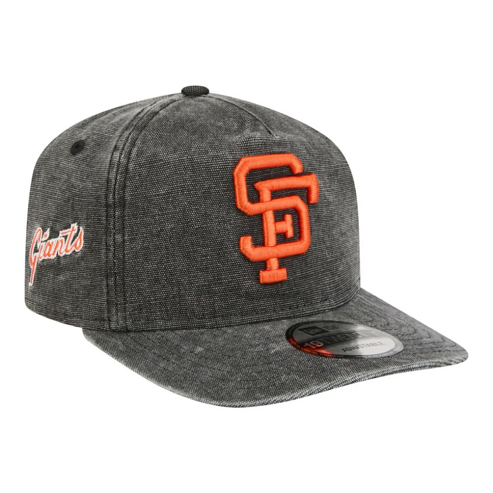 San Francisco Giants Throwback Denim Classic 19TWENTY Adjustable Hat Black | New Era
