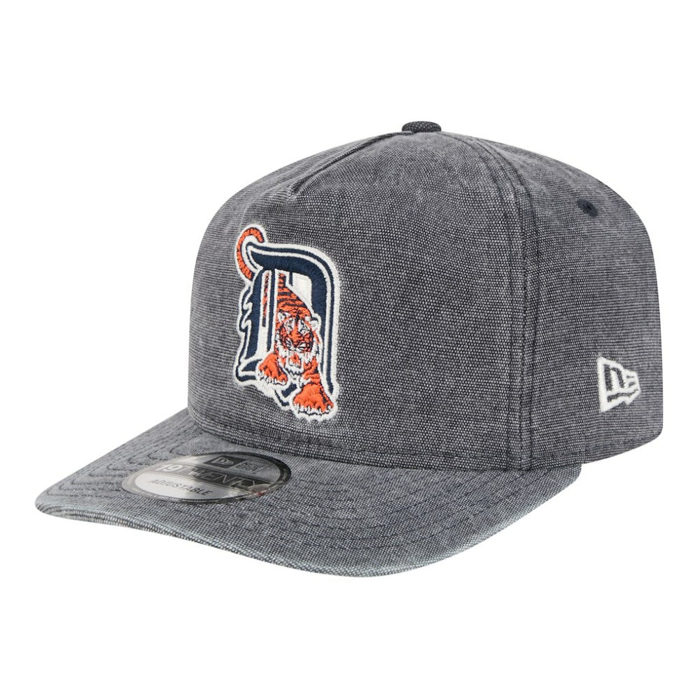 Detroit Tigers Throwback Denim Classic 19TWENTY Adjustable Hat Heather Gray | New Era