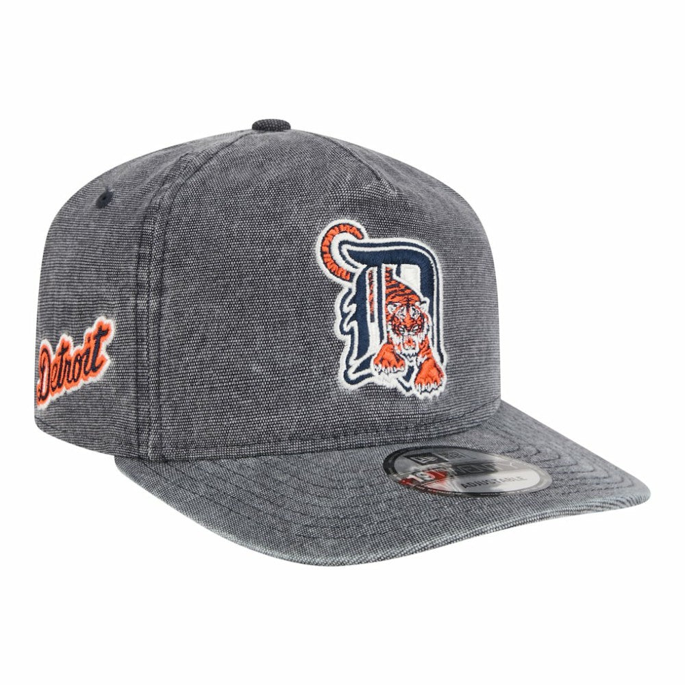 Detroit Tigers Throwback Denim Classic 19TWENTY Adjustable Hat Heather Gray | New Era