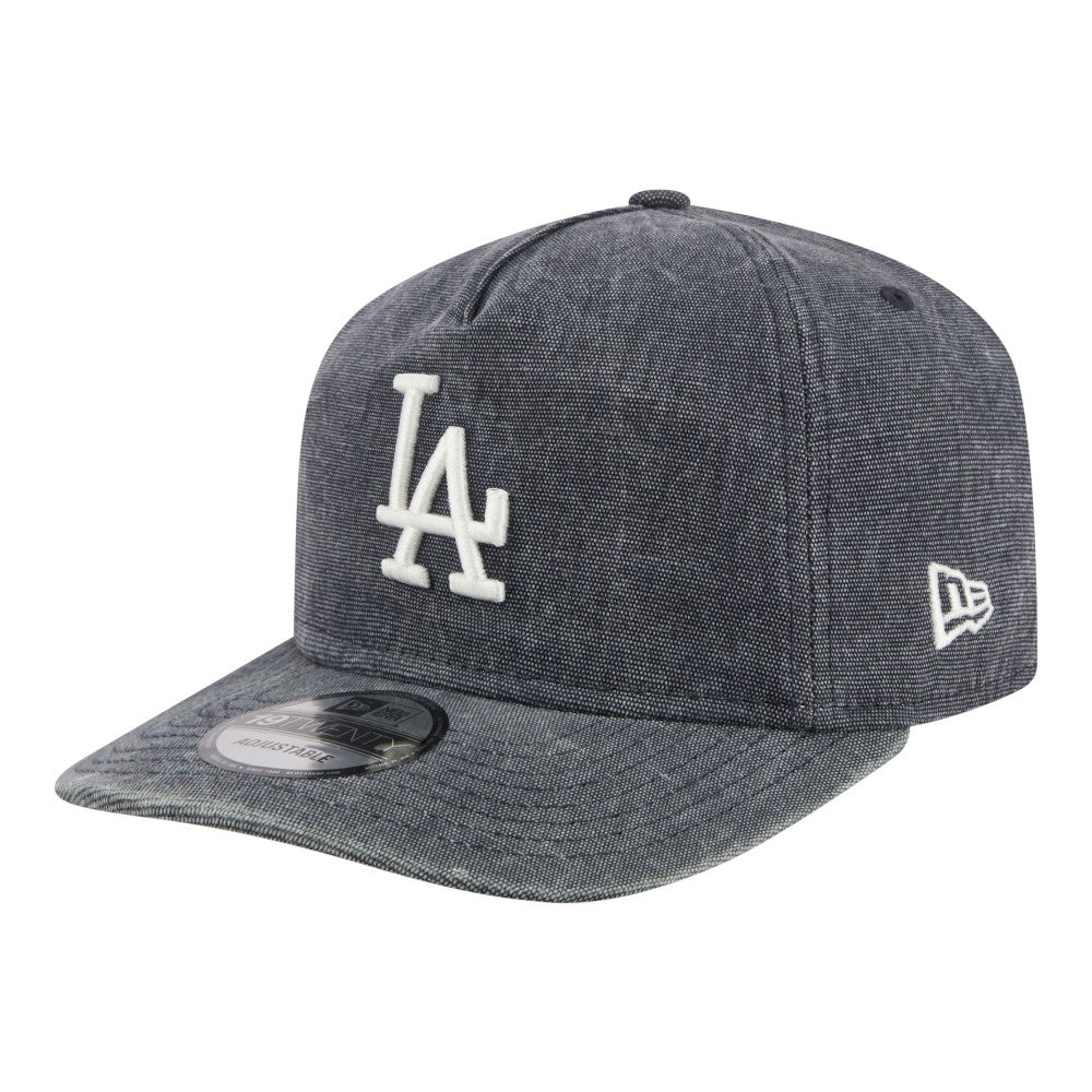Los Angeles Dodgers Throwback Denim Classic 19TWENTY Adjustable Hat Navy Heather | New Era