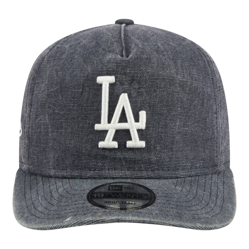 Los Angeles Dodgers Throwback Denim Classic 19TWENTY Adjustable Hat Navy Heather | New Era