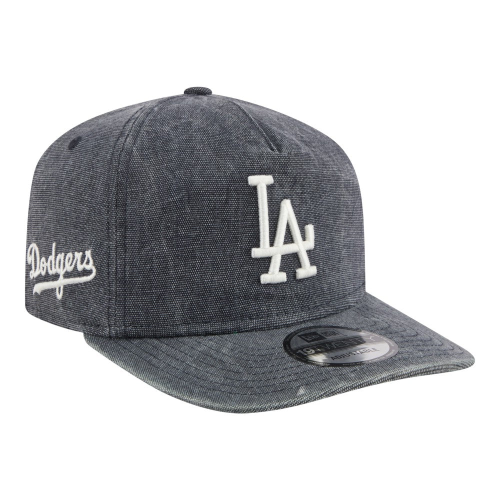 Los Angeles Dodgers Throwback Denim Classic 19TWENTY Adjustable Hat Navy Heather | New Era