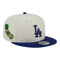 Los Angeles Dodgers Localized 9FIFTY Snapback Hat Cream/Royal | New Era