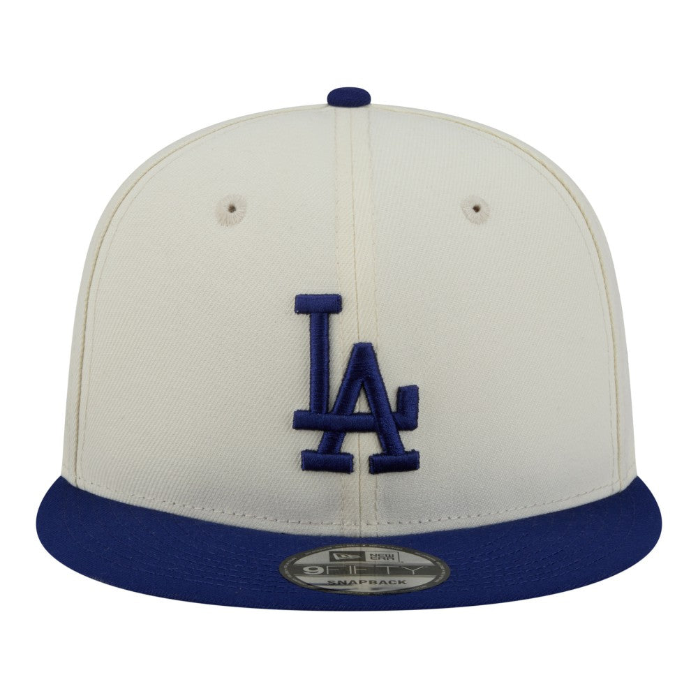 Los Angeles Dodgers Localized 9FIFTY Snapback Hat Cream/Royal | New Era