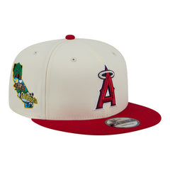 Los Angeles Angels Localized 9FIFTY Snapback Hat Cream/Red | New Era