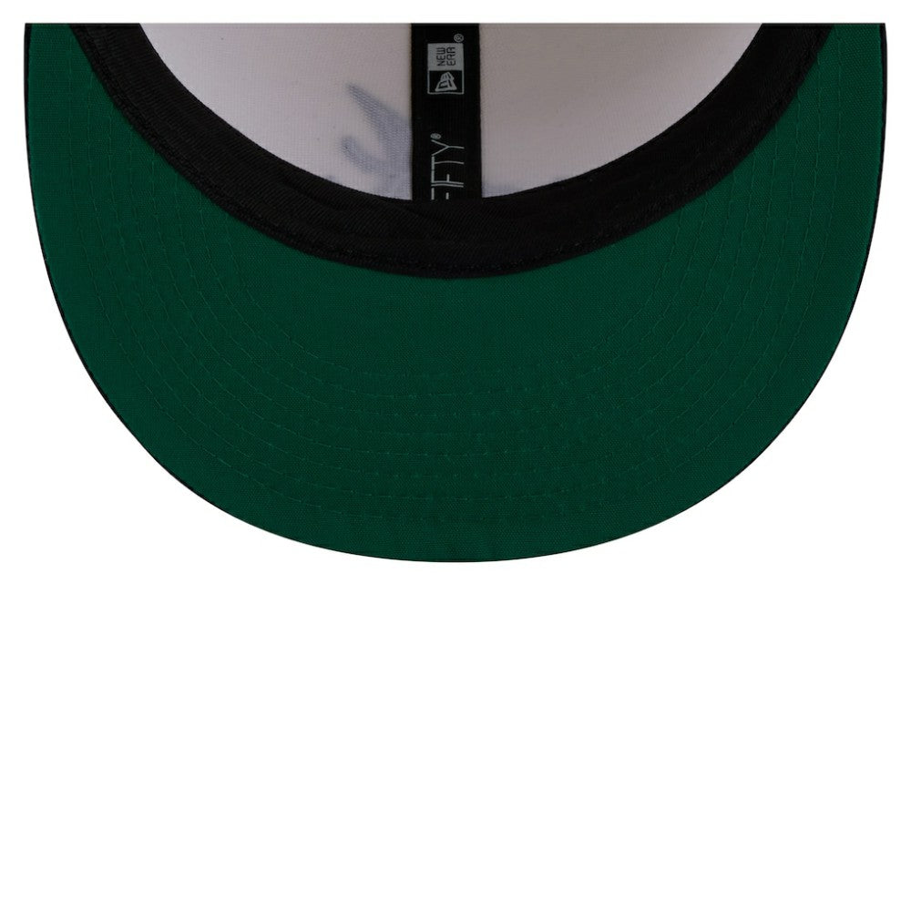 Atlanta Braves Localized 9FIFTY Snapback Hat Cream/Navy | New Era