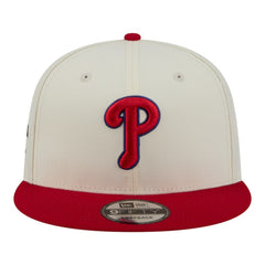 Philadelphia Phillies Localized 9FIFTY Snapback Hat Cream/Red | New Era