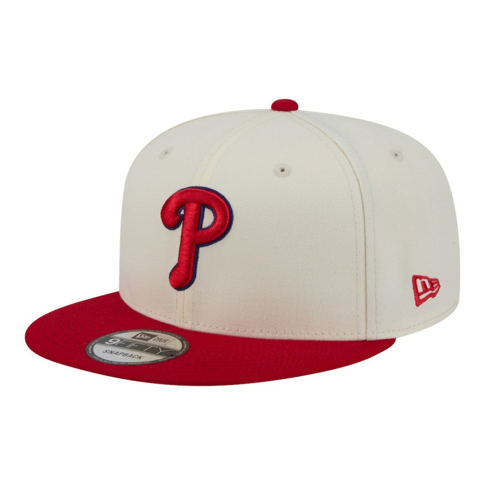 Philadelphia Phillies Localized 9FIFTY Snapback Hat Cream/Red | New Era