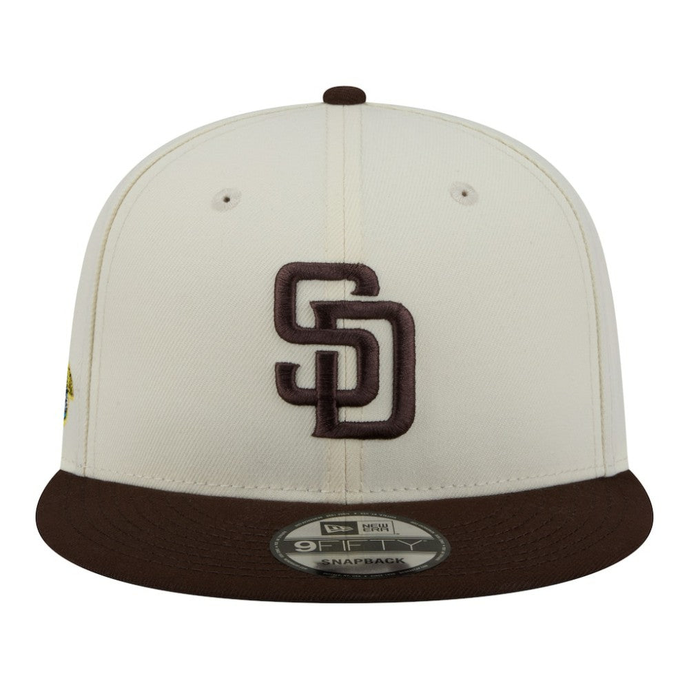 San Diego Padres Localized 9FIFTY Snapback Hat Cream/Brown | New Era