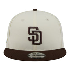 San Diego Padres Localized 9FIFTY Snapback Hat Cream/Brown | New Era