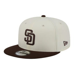 San Diego Padres Localized 9FIFTY Snapback Hat Cream/Brown | New Era