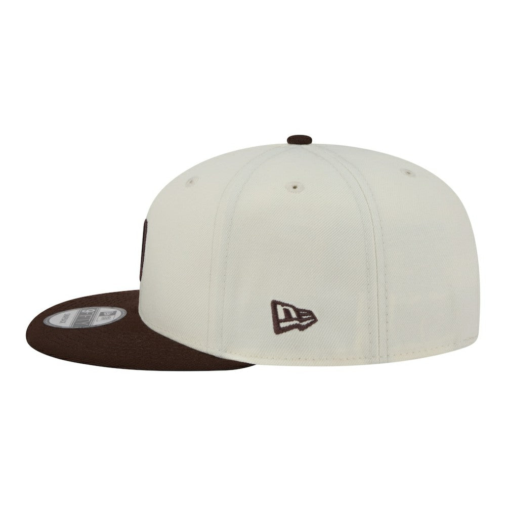 San Diego Padres Localized 9FIFTY Snapback Hat Cream/Brown | New Era