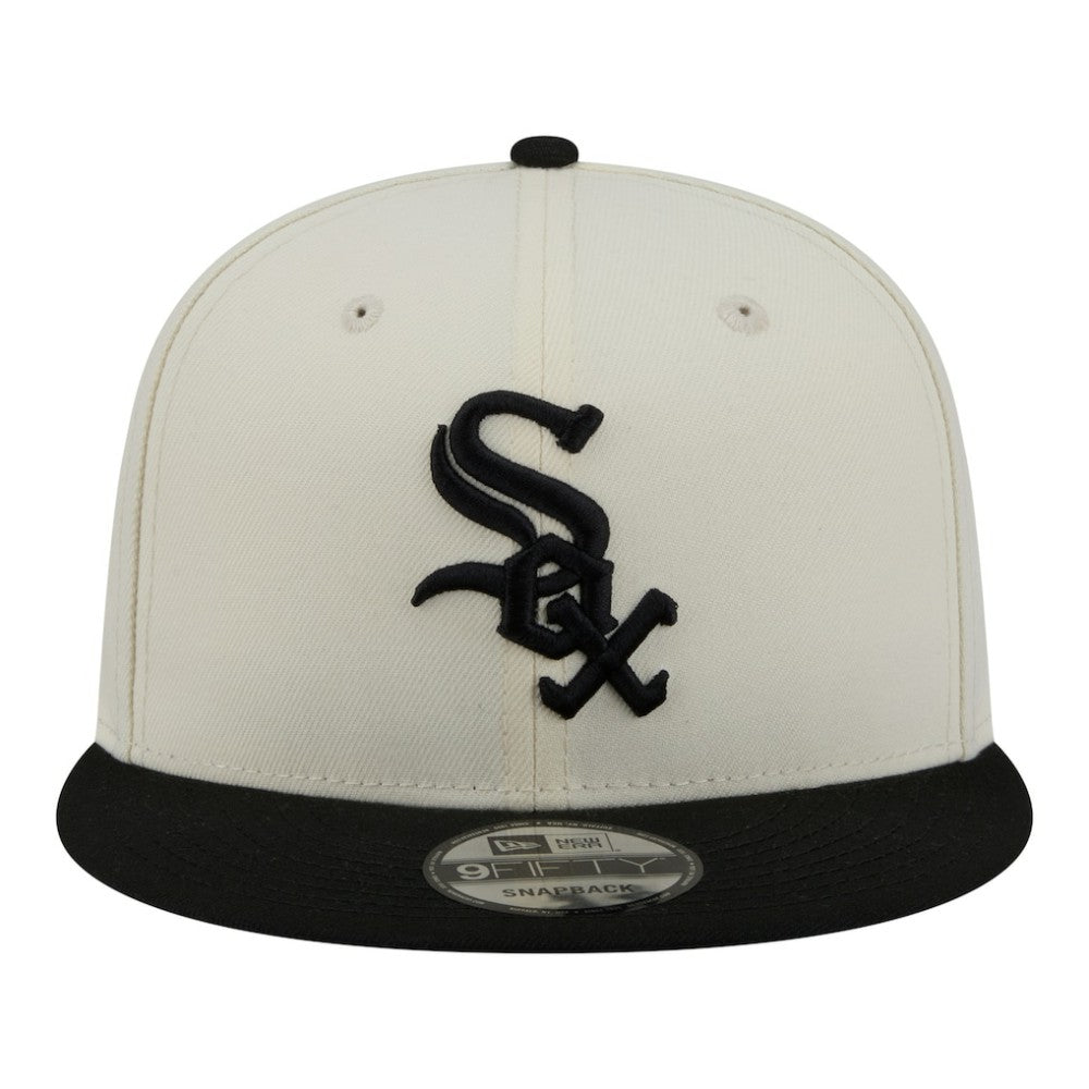Chicago White Sox Localized 9FIFTY Snapback Hat Cream/Black | New Era