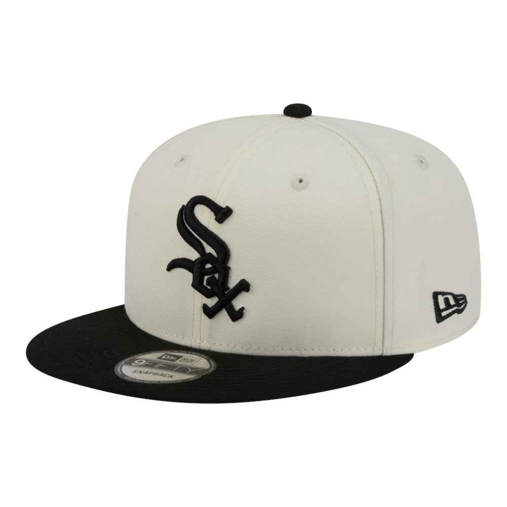 Chicago White Sox Localized 9FIFTY Snapback Hat Cream/Black | New Era