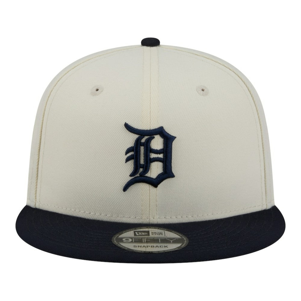 Detroit Tigers Localized 9FIFTY Snapback Hat Cream/Navy | New Era