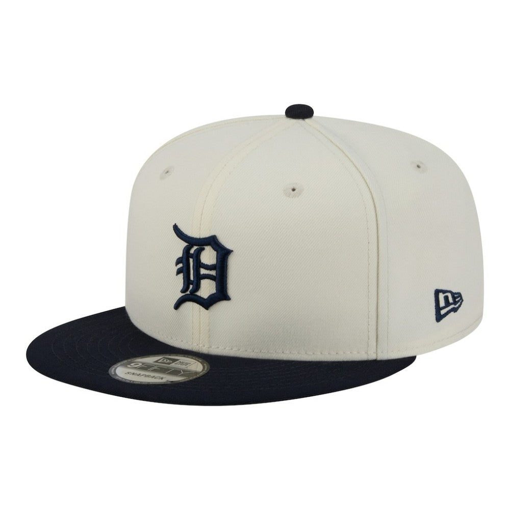 Detroit Tigers Localized 9FIFTY Snapback Hat Cream/Navy | New Era