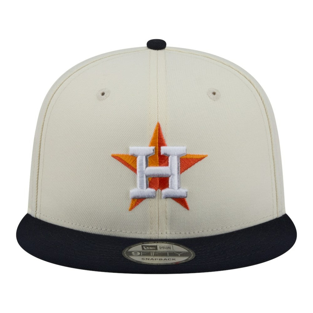 Houston Astros Localized 9FIFTY Snapback Hat Cream/Navy | New Era