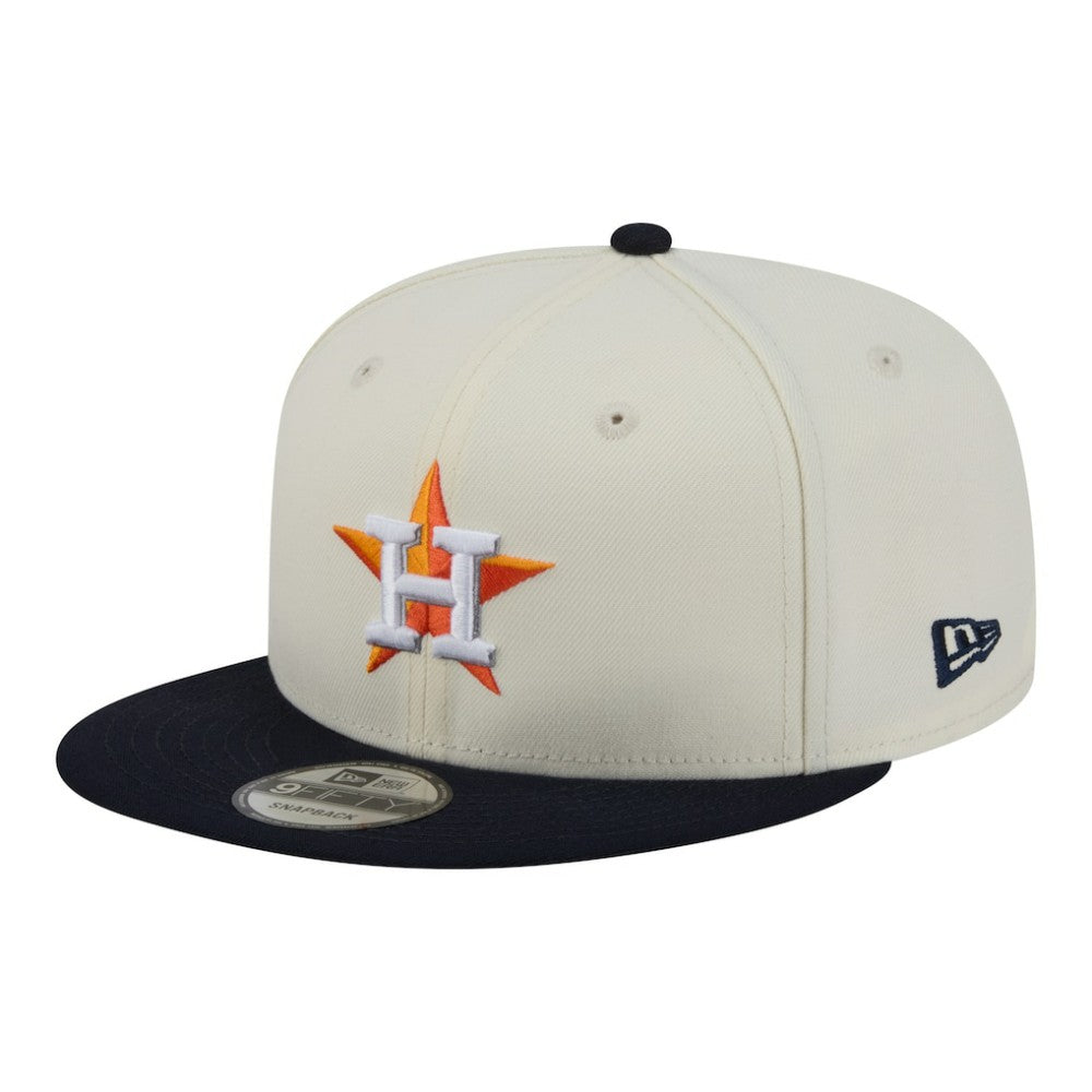 Houston Astros Localized 9FIFTY Snapback Hat Cream/Navy | New Era