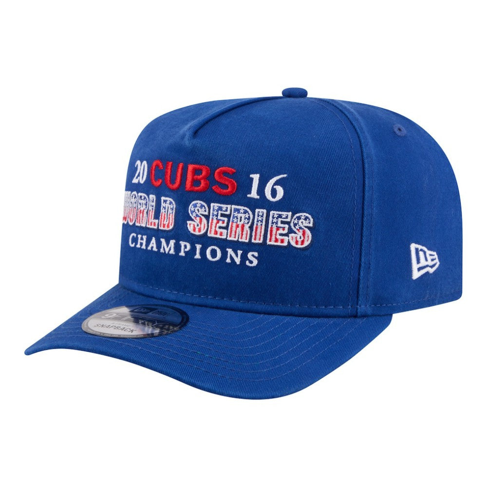 Chicago Cubs 2016 World Series Champions Historic 9FIFTY A-Frame Snapback Hat Royal | New Era