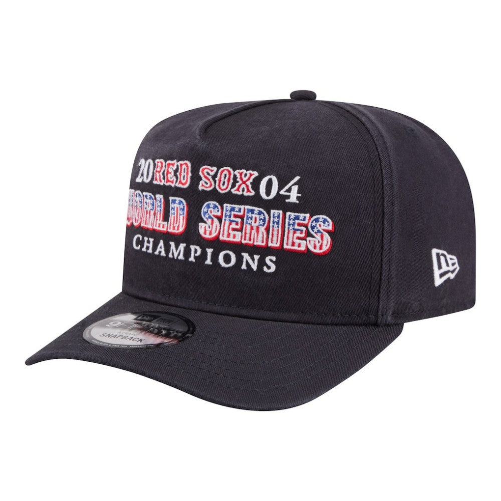 Boston Red Sox 2004 World Series Champions Historic 9FIFTY A-Frame Snapback Hat Navy | New Era