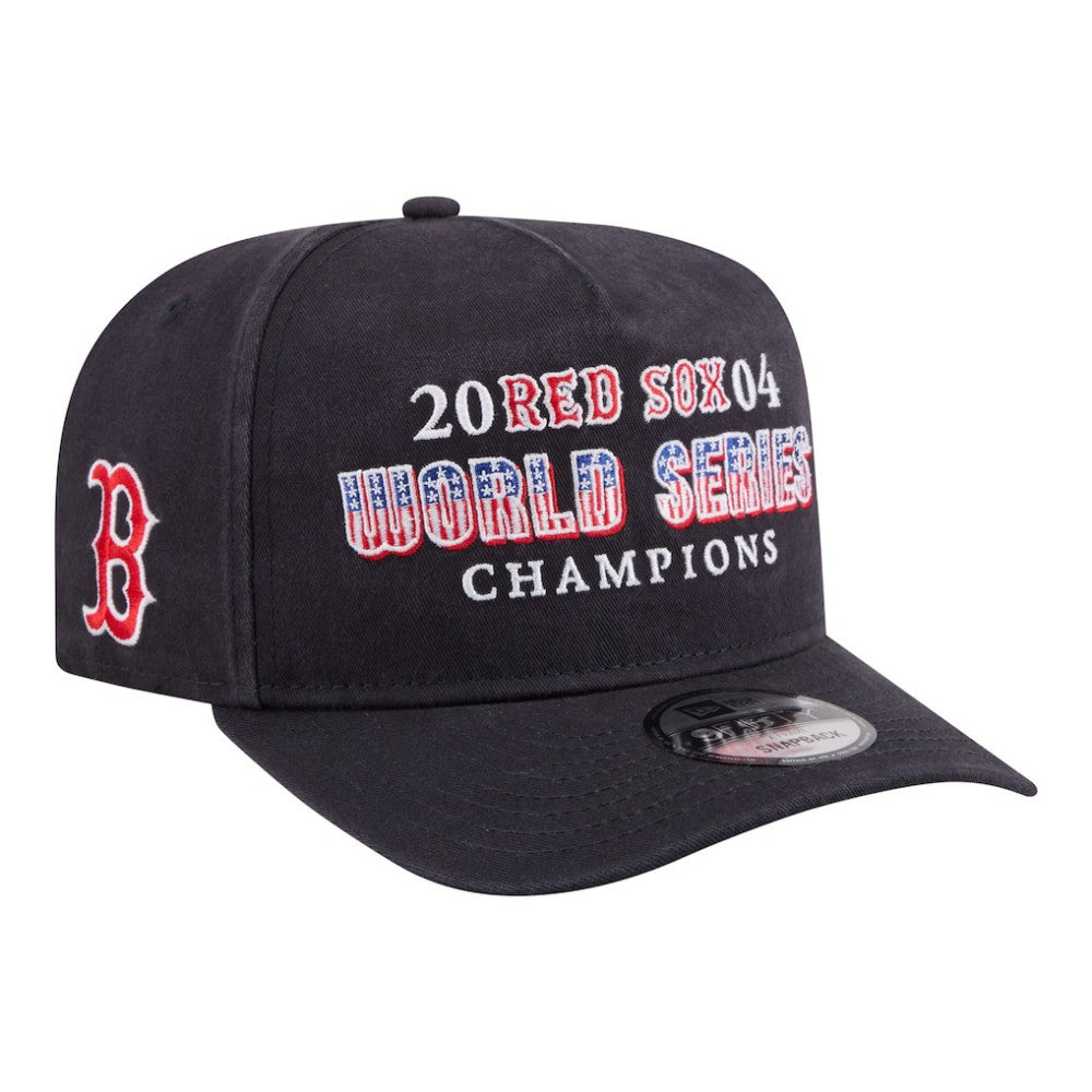 Boston Red Sox 2004 World Series Champions Historic 9FIFTY A-Frame Snapback Hat Navy | New Era