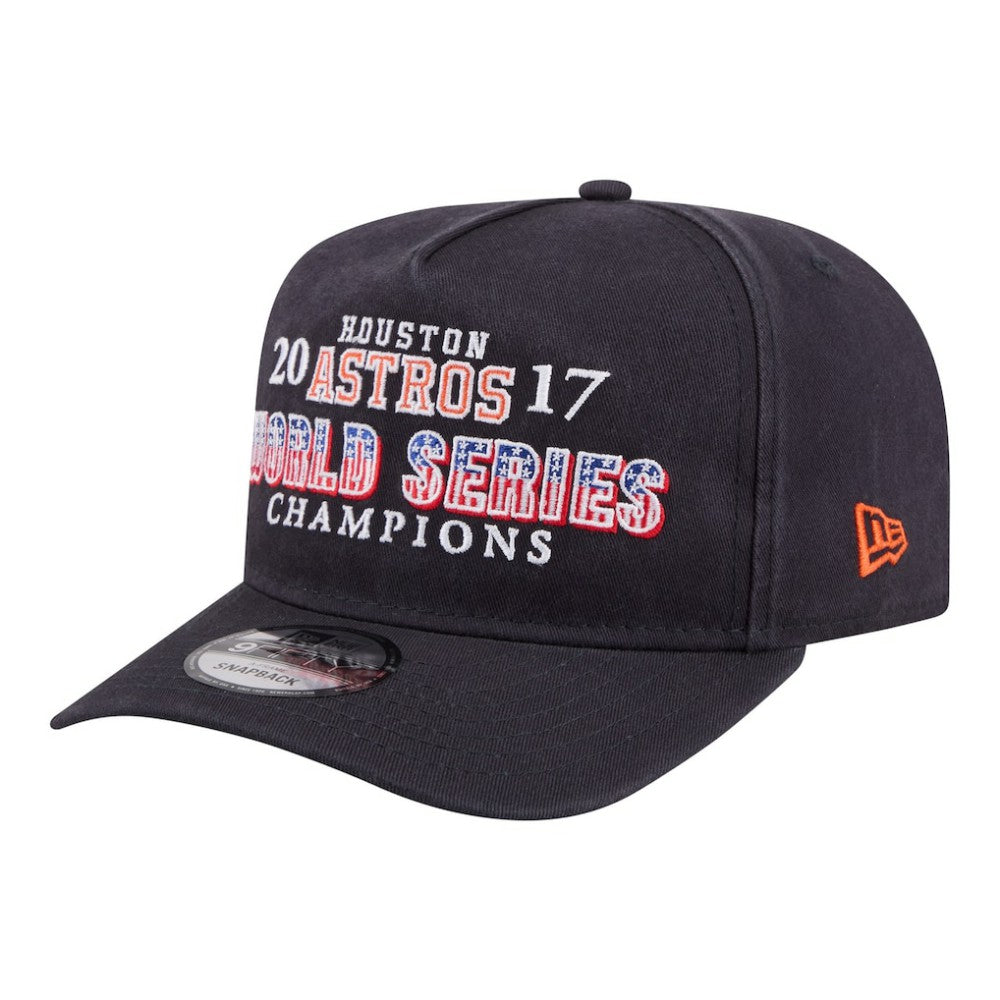 Houston Astros 2017 World Series Champions Historic 9FIFTY A-Frame Snapback Hat Navy | New Era