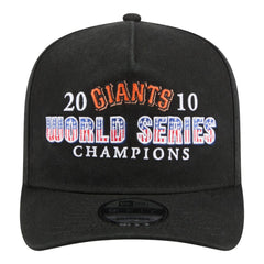 San Francisco Giants 2010 World Series Champions Historic 9FIFTY A-Frame Snapback Hat Black | New Era