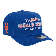 New York Mets 1986 World Series Champions Throwback 9FIFTY A-Frame Snapback Hat Royal | New Era