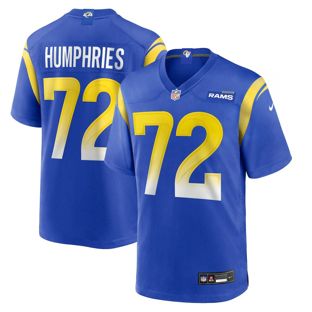 D.J. Humphries Los Angeles Rams Team Game Jersey - Royal