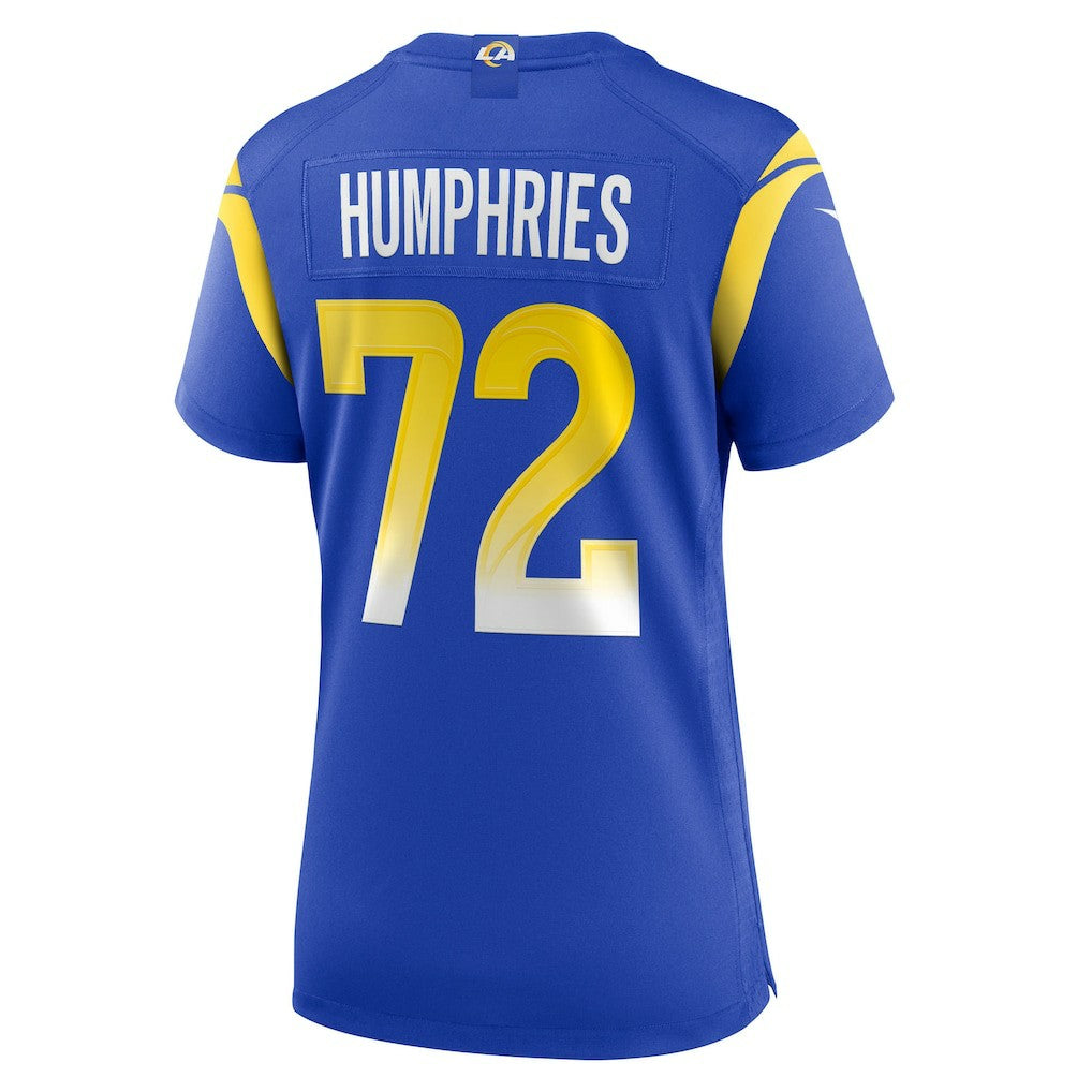 D.J. Humphries Los Angeles Rams Women's Team Game Jersey - Royal