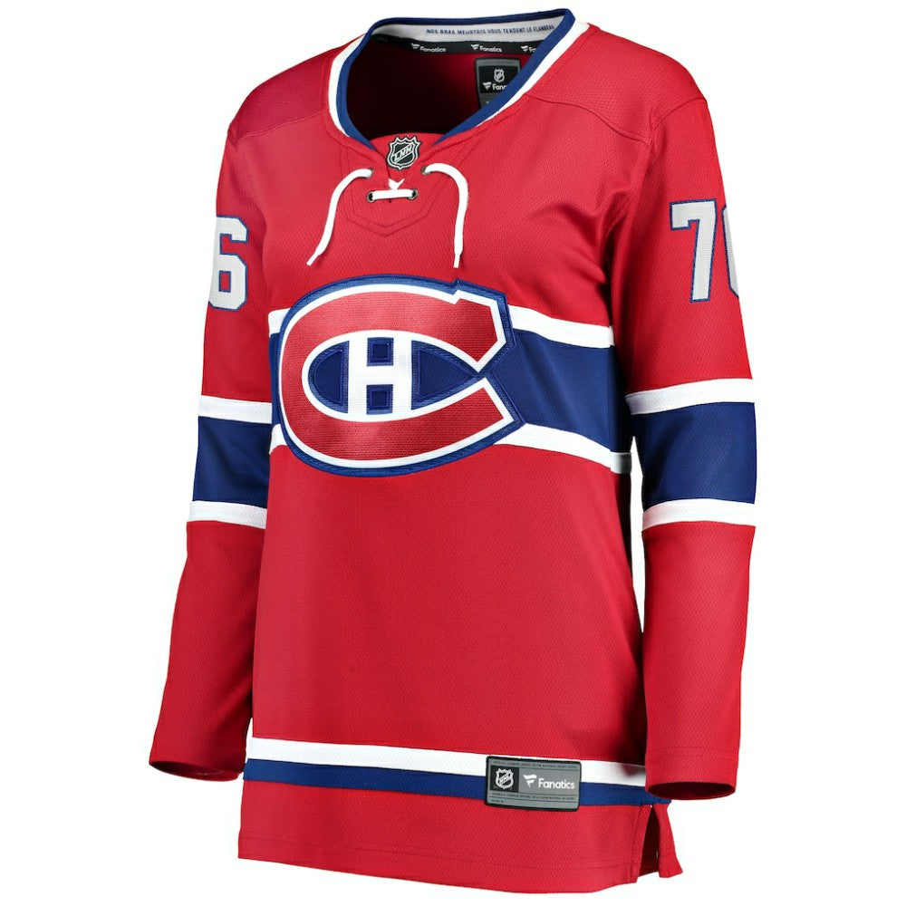 Zack Bolduc Montreal Canadiens Fanatics Women's Home Breakaway Jersey Red