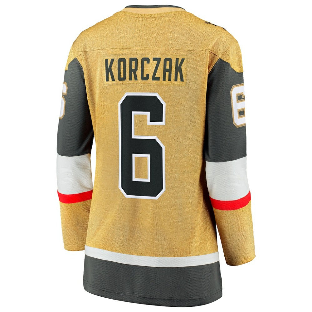 Kaedan Korczak Vegas Golden Knights Fanatics Women's Home Breakaway Jersey Gold