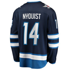 Gustav Nyquist Winnipeg Jets Fanatics Home Breakaway Jersey Navy
