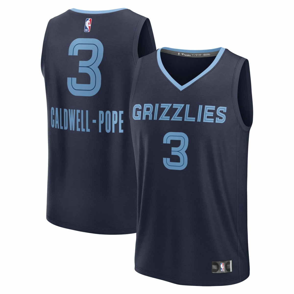 Kentavious Caldwell-Pope Memphis Grizzlies Fast Break Replica Player Jersey - Icon Edition - Navy