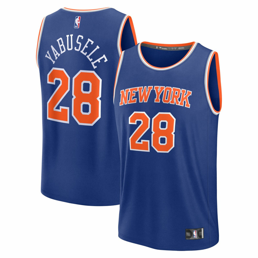 Guerschon Yabusele New York Knicks Fast Break Replica Player Jersey - Icon Edition - Blue
