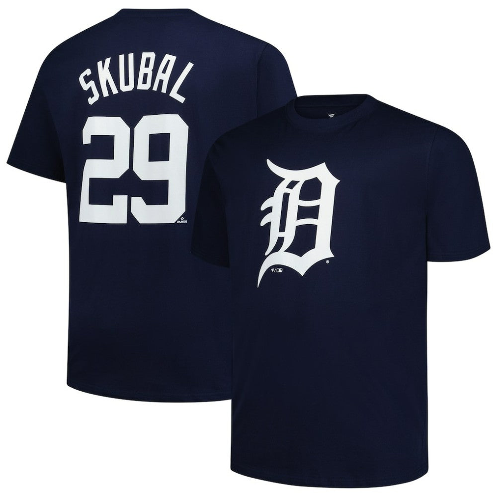 Tarik Skubal Detroit Tigers Big & Tall Name & Number T-Shirt Navy