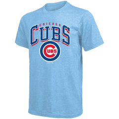 Pete Crow-Armstrong Chicago Cubs Majestic Threads Triblend Name & Number T-Shirt Light Blue