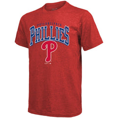 Bryce Harper Philadelphia Phillies Majestic Threads Triblend Name & Number T-Shirt Red